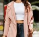 Drawstring Waist Trench Hoodie Coat